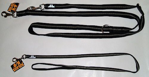 K9-Arbeitsleine mit  Mittelstreifen