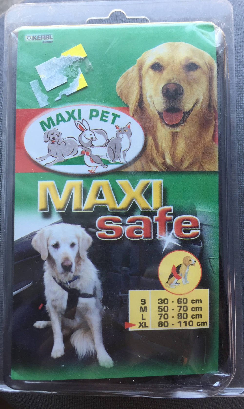 Sicherheitsgurt für Hunde