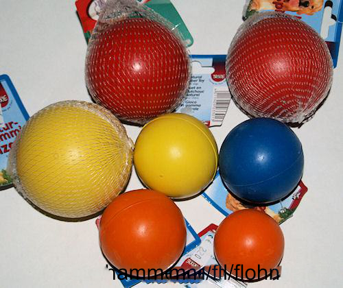 Naturgummi – Bälle