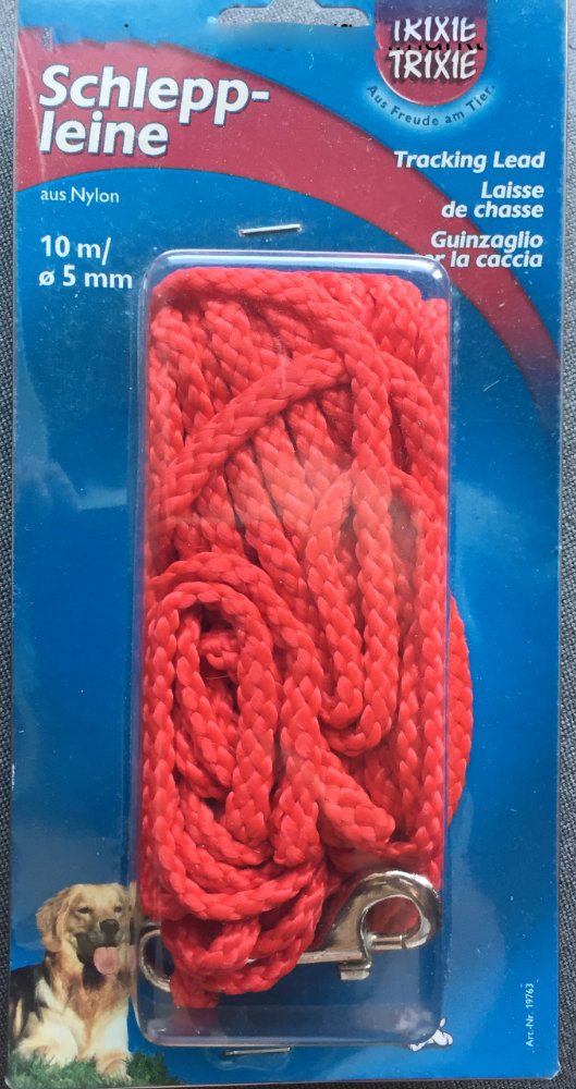 Schleppleine oder Fährtenleine